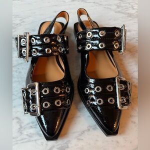 Steve Madden Patent Leather Sling Backs